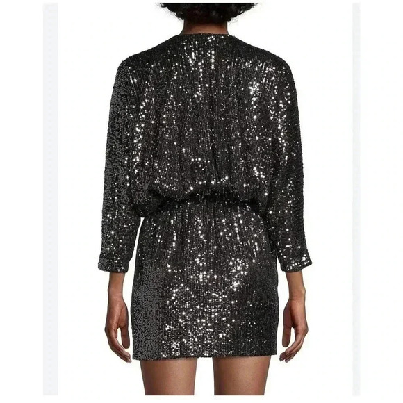 Ramy Brook Black Sequin Cocktail Dress Size XS - Picture 2 of 11